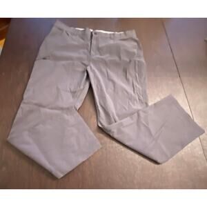Orvis 40x30 Gray Performance Pants Water Repellent 2-Way Stretch Travel Gorpcore